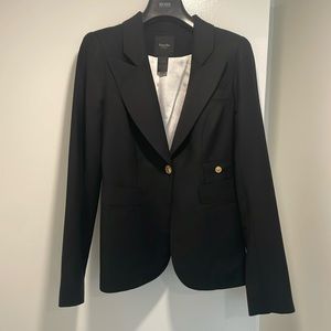 Smythe size 6 black Duchess 100% wool